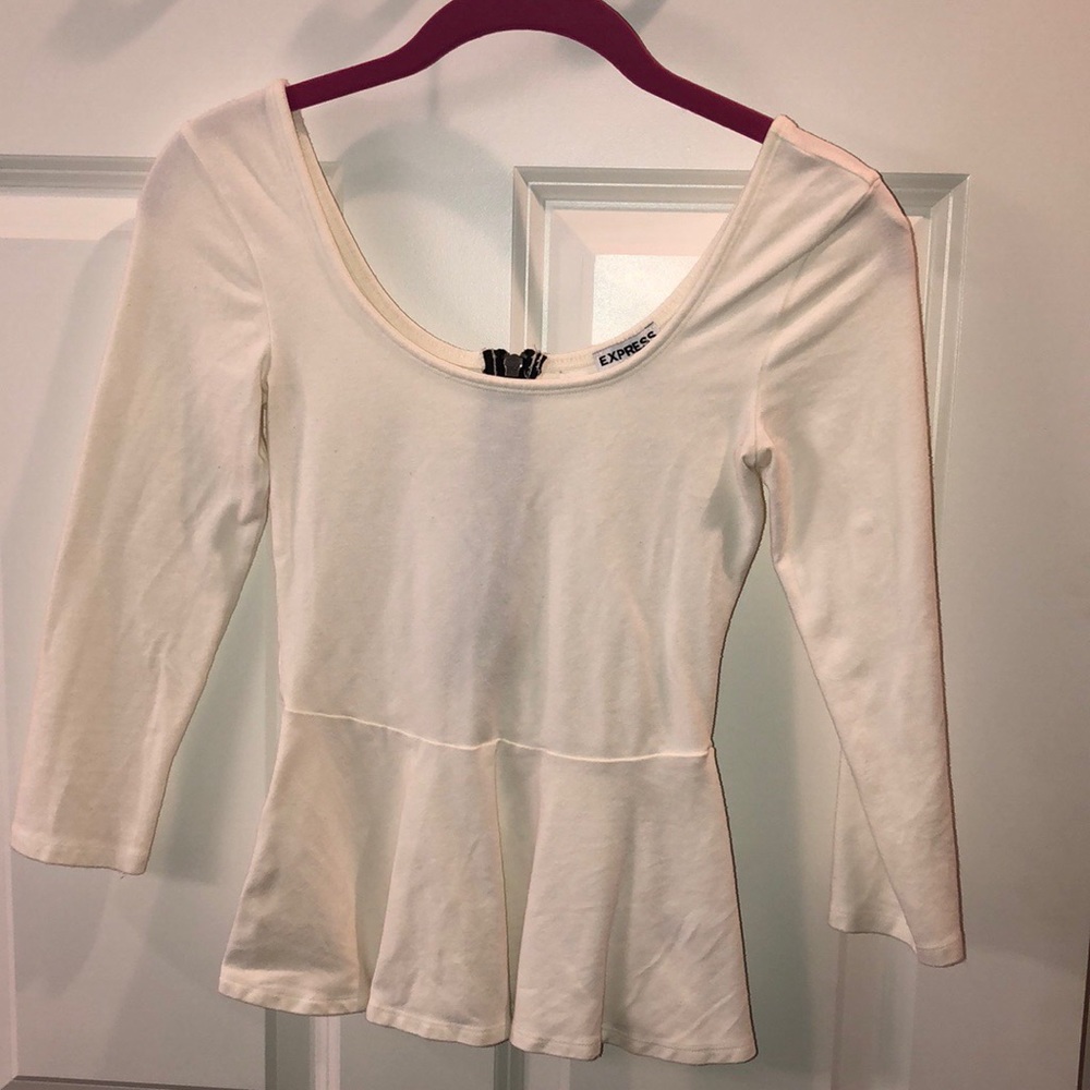 Express Peplum top